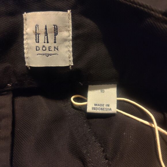 New Gap x Doen Pants Size 10 Trousers High Rise Pleated Wide Leg 32"x28" Cotton - Picture 10 of 12